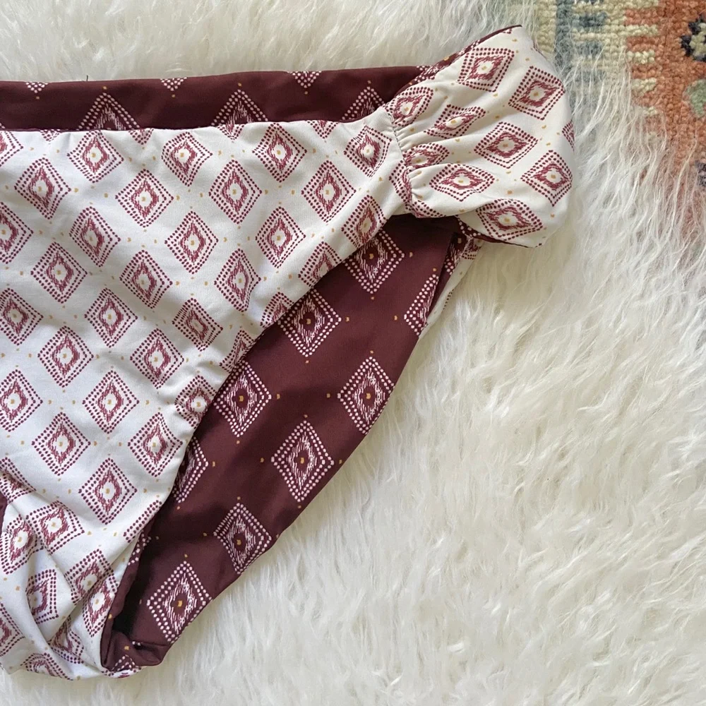 urban outfitters reversible bikini bottom boho vibes - Picture 3 of 14